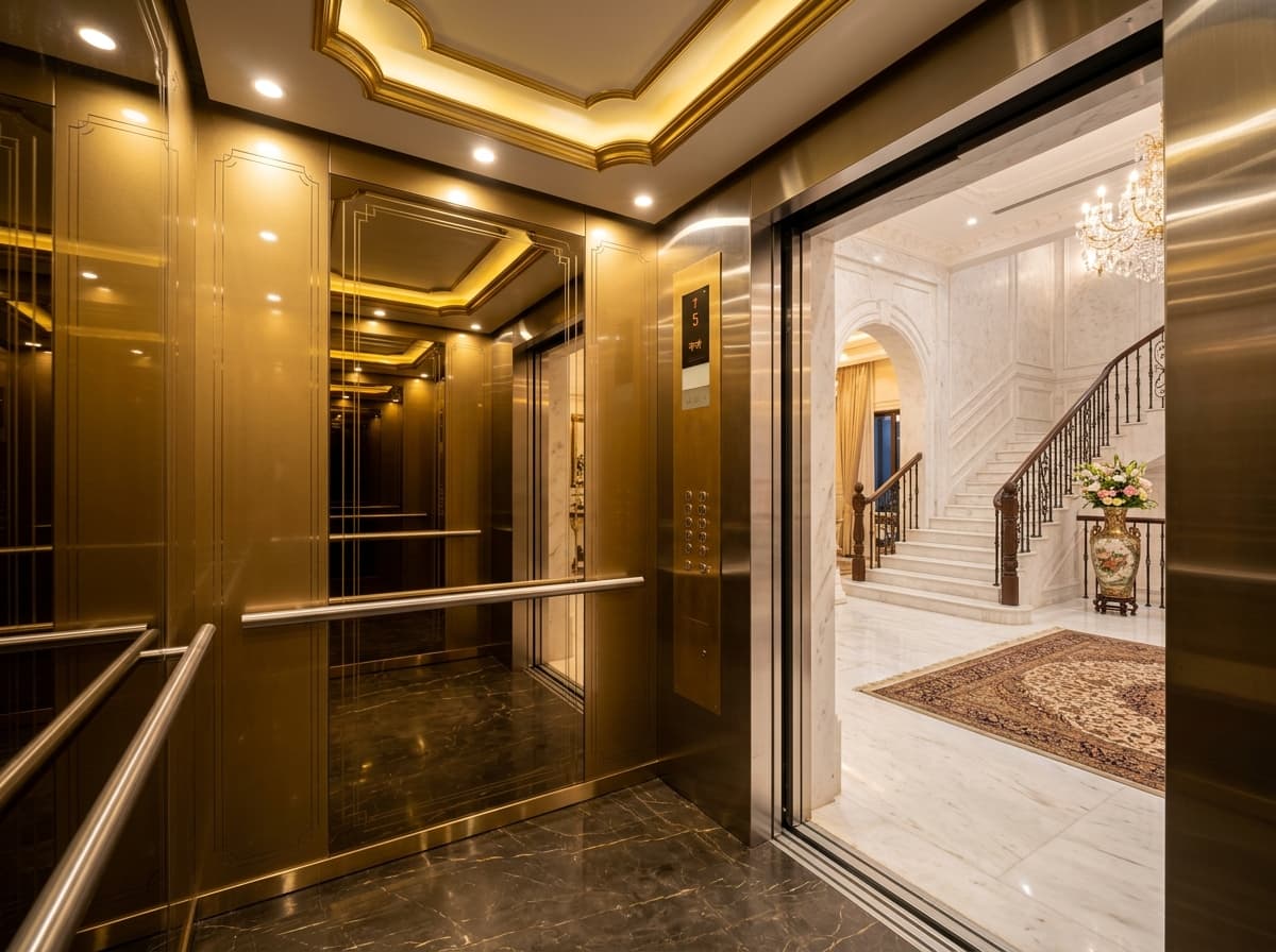 Premium Gold Interior Cabin